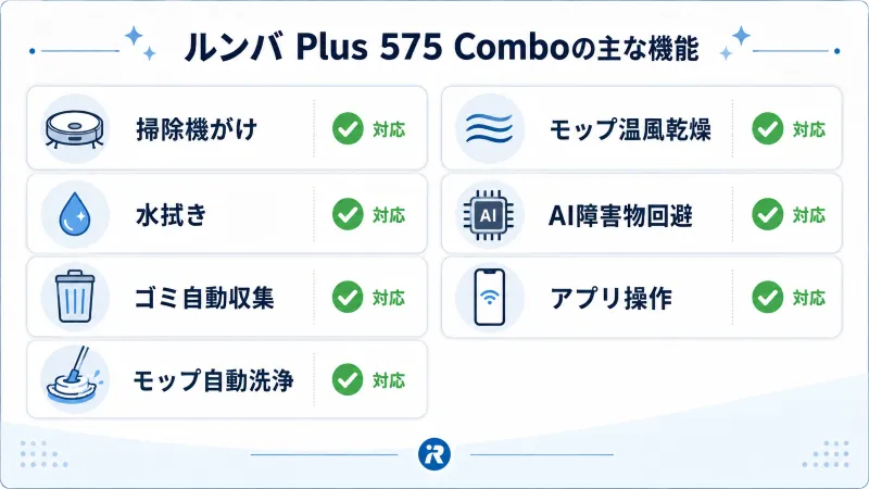 ルンバ Plus 575 Comboとは?特徴をわかりやすく紹介