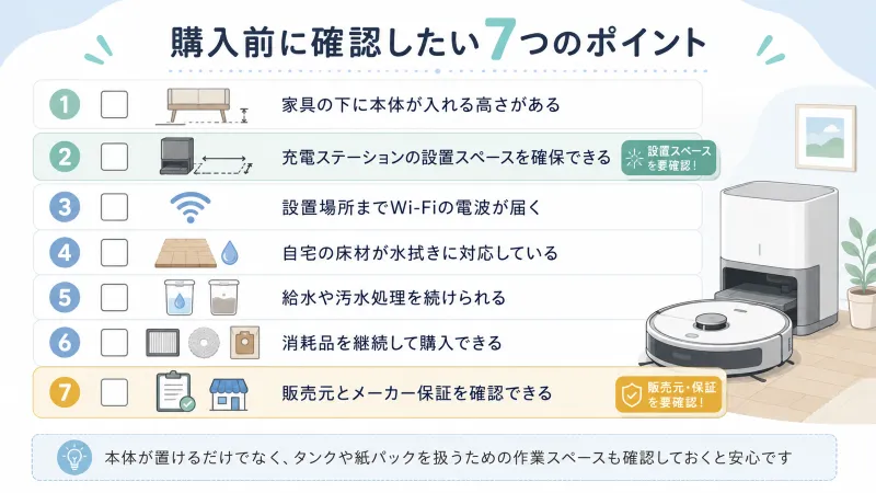購入前に確認しておきたいポイント